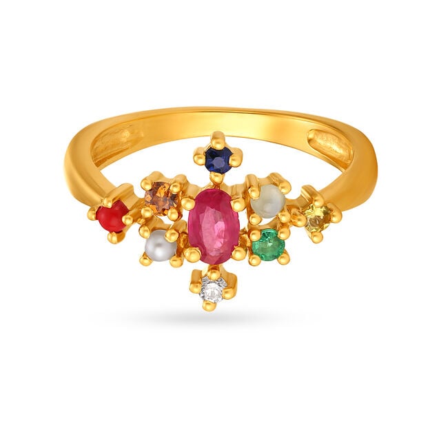 Amira Gold Pristine Navaratnam Finger Ring