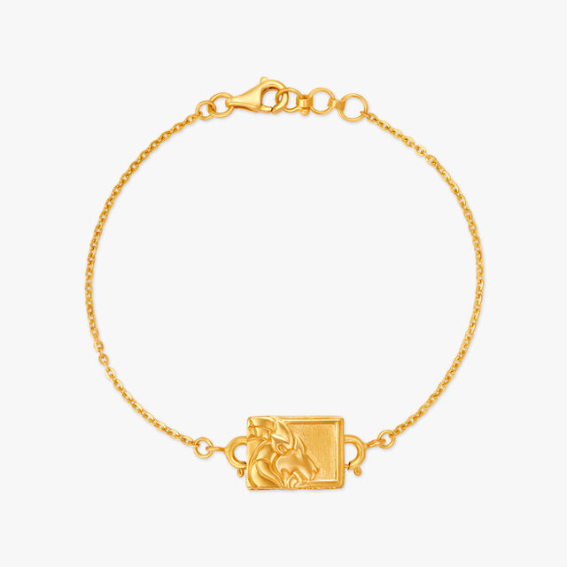 Amira Gold Patient Capricorn Bracelet