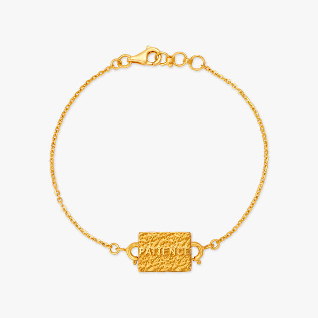Amira Gold Patient Capricorn Bracelet