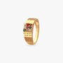 Amira Gold Celestial Navaratna Diamond Ring for Men