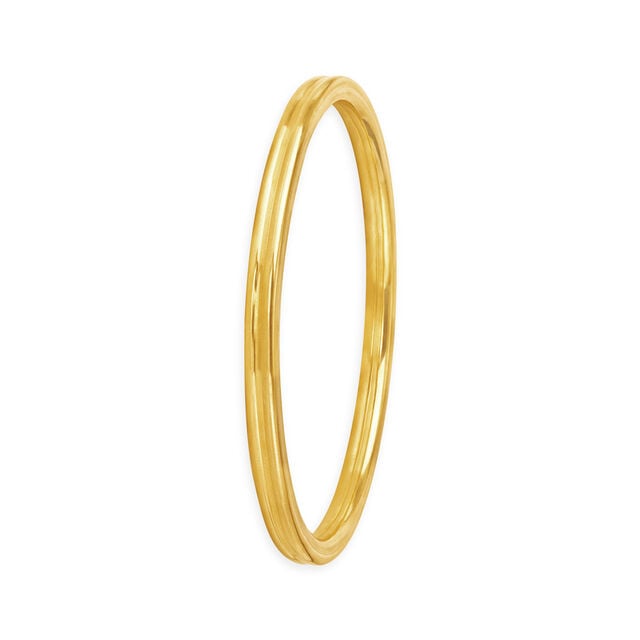 Amira Gold Refined Glossy Gold Bangle