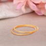 Amira Gold Slender Gold Bangles