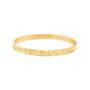 Amira Gold Cultured Yellow Gold Carved Bangles