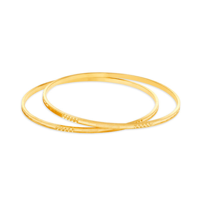 Amira Gold Dainty Gold Bangles