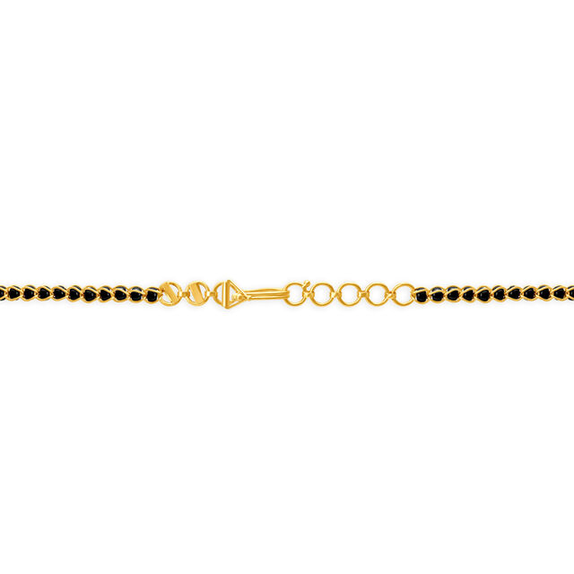 Amira Gold Distinctive Yellow Gold Beaded Mangalsutra - Image 2