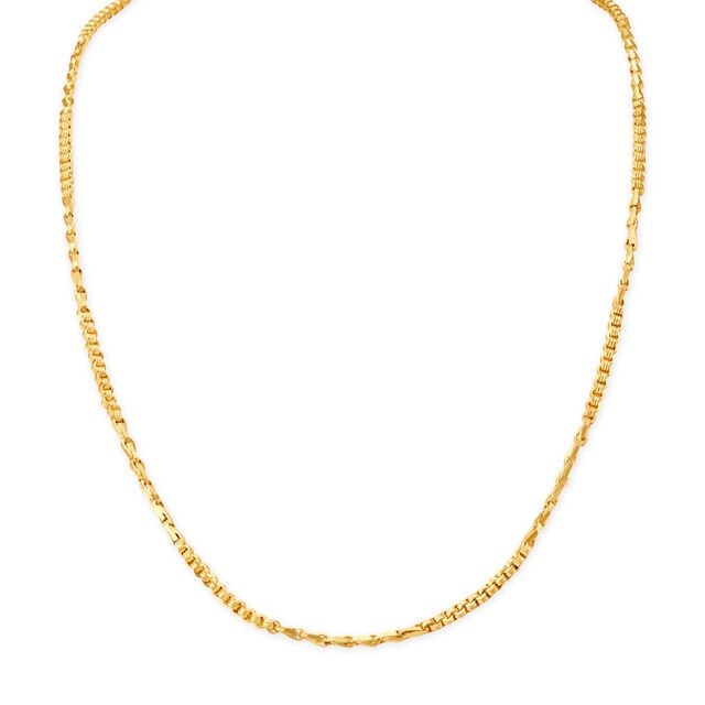 Amira Gold Distinctive Yellow Gold Variegated Box Chain