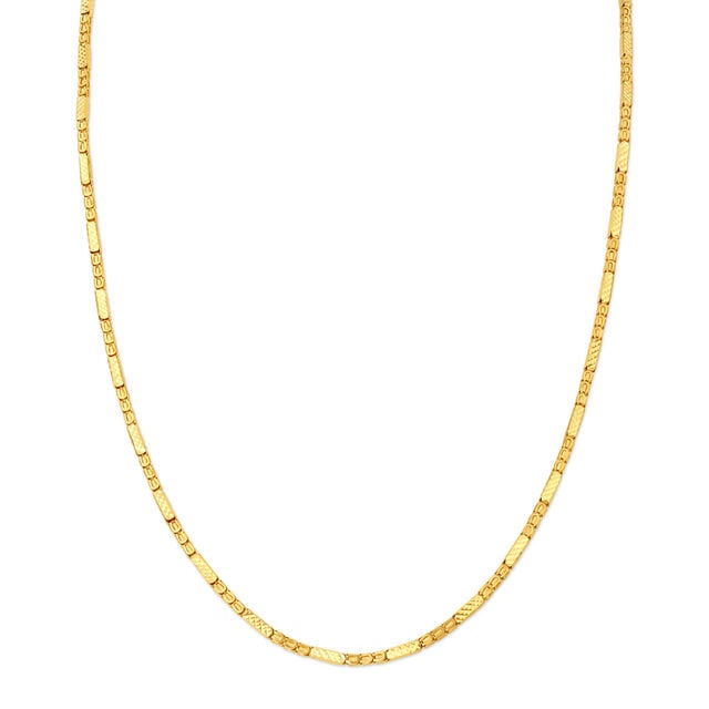 Amira Gold Enticing Yellow Gold Segmented Chain