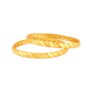 Amira Gold Captivating Ridged Bangle