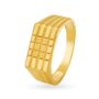 Amira Gold Striking 22 Karat Yellow Gold Geometric Finger Ring