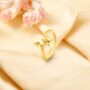 Amira Gold Exquisite 22 Karat Yellow Gold Floral Finger Ring