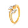 Amira Gold Ethereal 22 Karat Yellow Gold Leaf Finger Ring