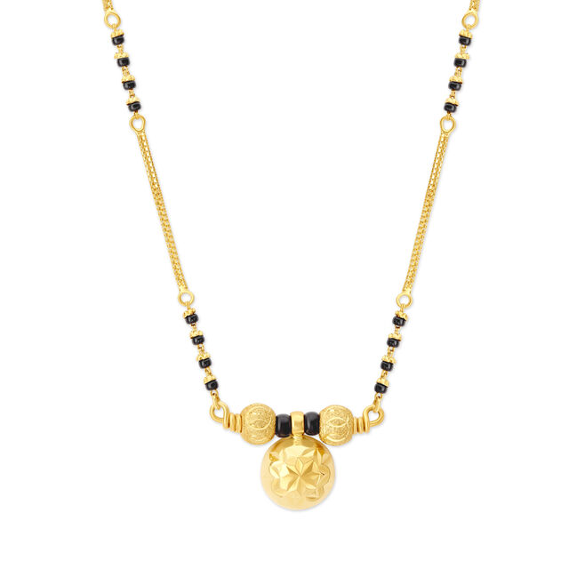 Amira Gold Dainty Floral Mangalsutra