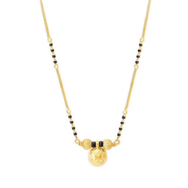 Amira Gold Dainty Floral Mangalsutra