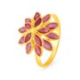 Amira Gold A Statement of Floral Glamour Ring