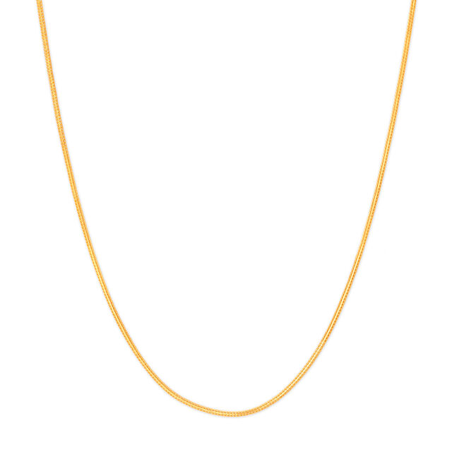 Amira Gold Sleek Gold Foxtail Chain