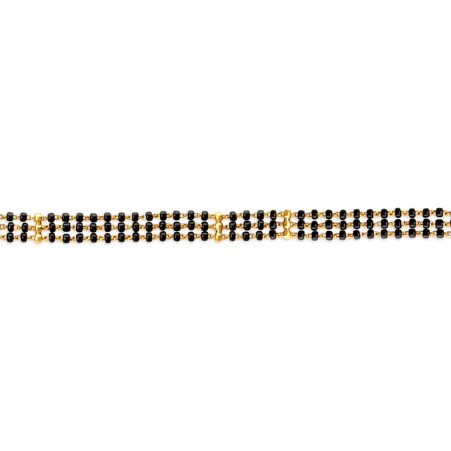 Amira Gold Decorated Crescent Mangalsutra - Image 2