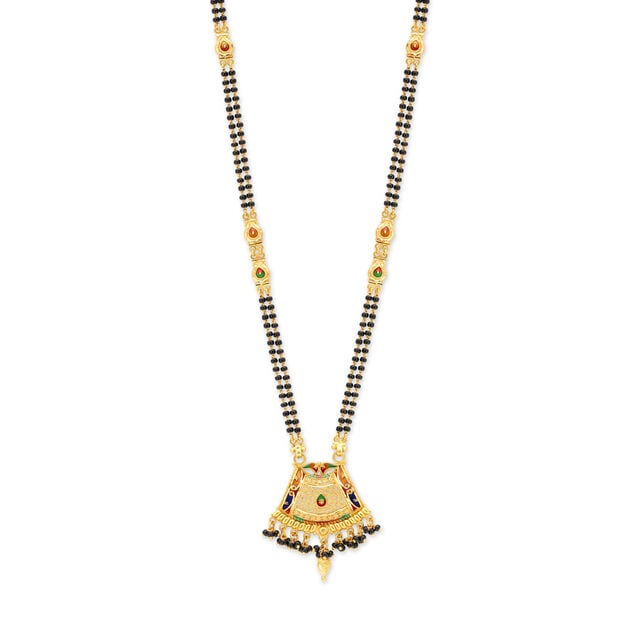 Amira Gold Winsome Trapezoid Mangalsutra