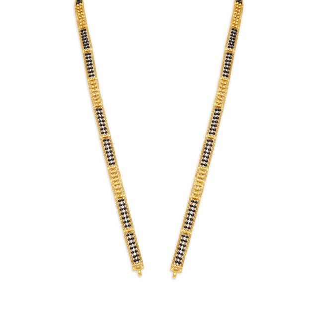 Amira Gold Enchanting Gold Mangalsutra Chain - Image 1