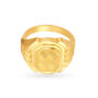 Amira Gold Intriguing 22 Karat Yellow Gold Octagonal Finger Ring