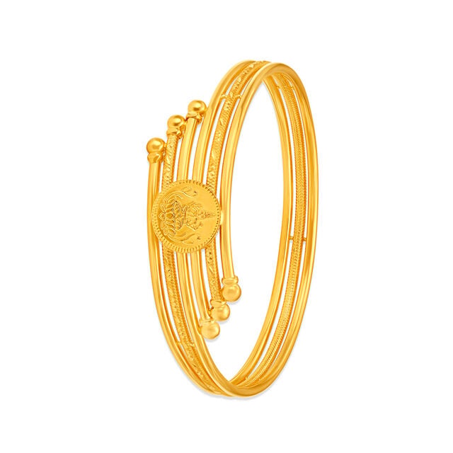Amira Gold Divine Goddess Gold Bangle