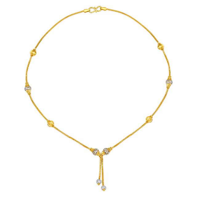 Amira Gold Rhodium Plated Gold Chain