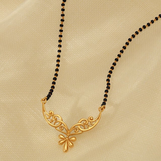 Amira Gold Surreal Vine Mangalsutra