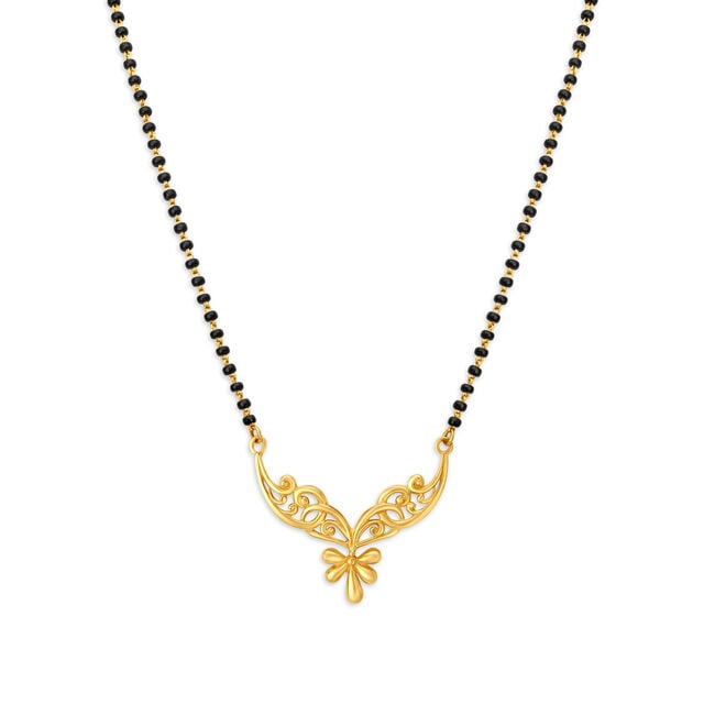 Amira Gold Surreal Vine Mangalsutra