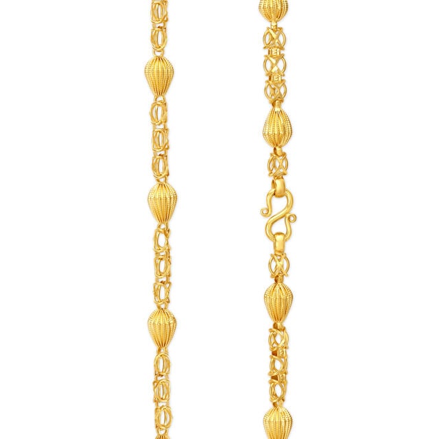 Amira Gold Subtle Artistic Gold Chain