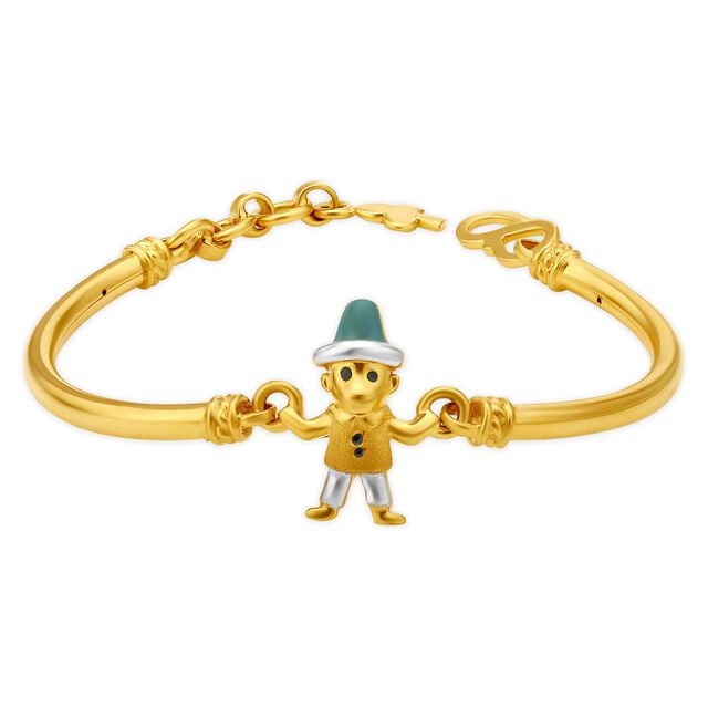 Amira Gold 22 Karat Clown Bracelet for Kids