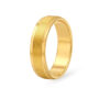 Amira Gold Timeless Textured Gold Challa Ring for Men