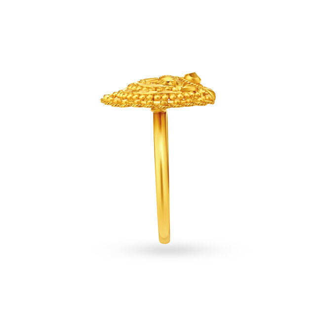 Amira Gold Tiered Gold Statement Ring - Image 2