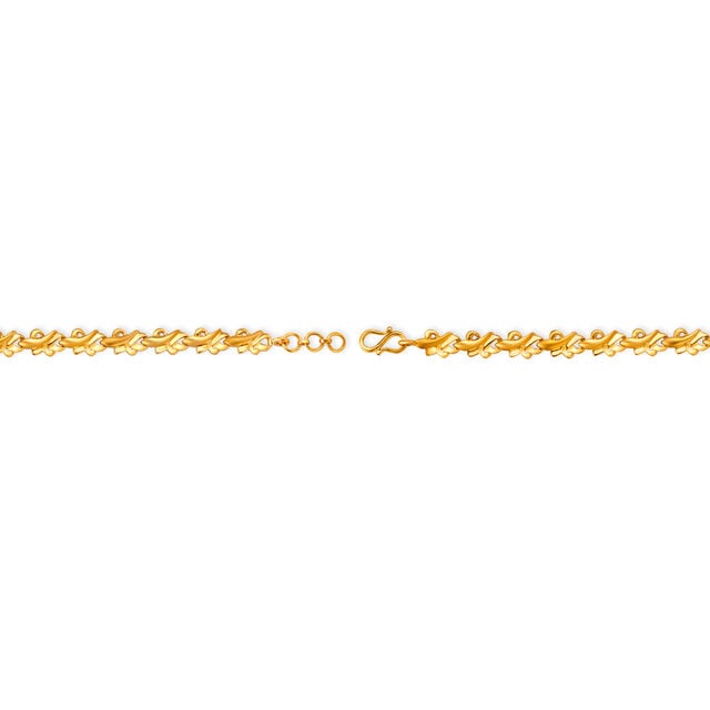 Amira Gold Lush Leafy Gold Bracelet