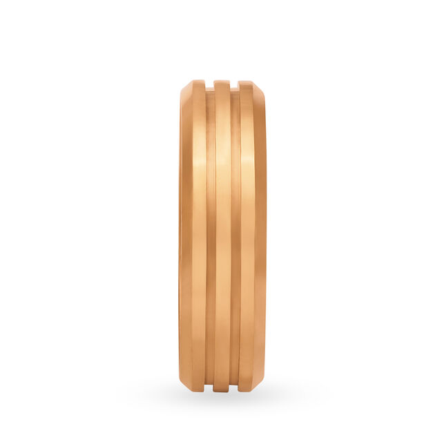 Amira Gold Glamorous Tiered Gold Ring for Men - Image 2
