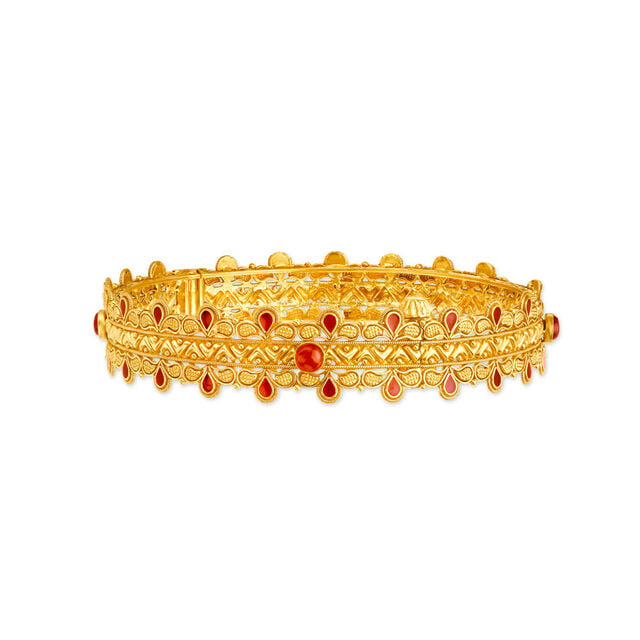 Amira Gold Stunning Gold Bangle