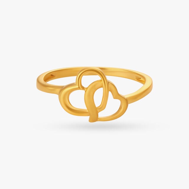 Amira Gold Eternal Love Hearts Ring