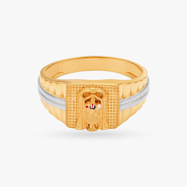 Amira Gold Spiritual Elegance Ring For Men