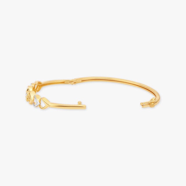 Amira Gold Regal Charm Bangle - Image 1