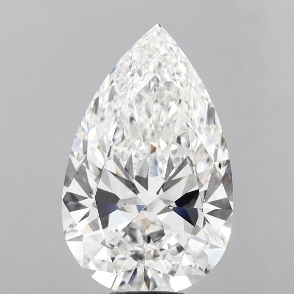 Amira Gold 10.10 ct. Lab Grown Pear shaped Diamond