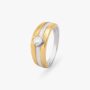 Amira Gold Timeless Charm Diamond Finger Ring