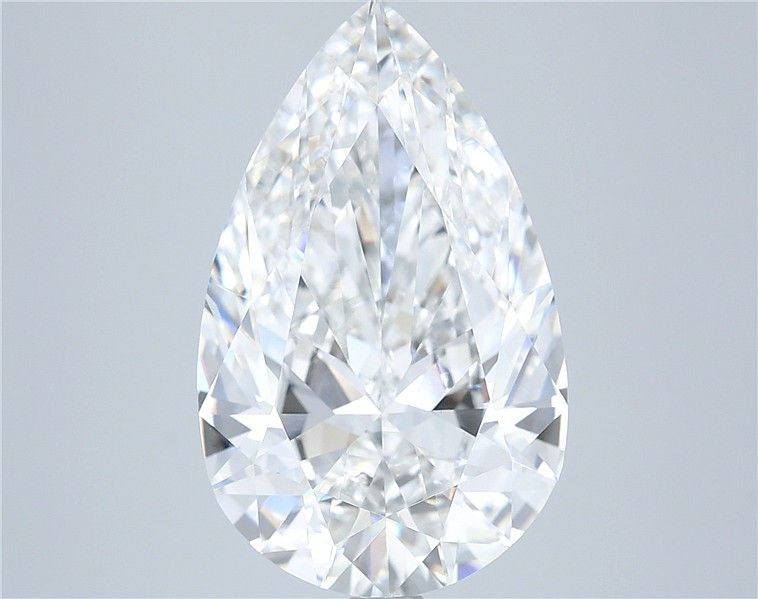 Amira Gold 6.54 ct. Lab Grown Pear shaped Diamond