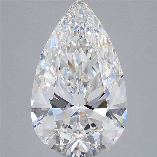 Amira Gold 6.53 ct. Lab Grown Pear shaped Diamond
