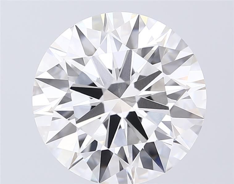 Amira Gold 7.08 ct. Lab Grown Round cut Diamond