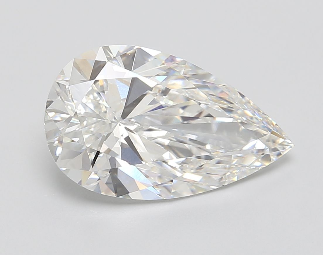 Amira Gold 5.24 ct. Lab Grown Pear shaped Diamond