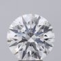 Amira Gold 5.34 ct. Lab Grown Round cut Diamond