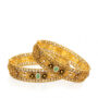 Amira Gold — Gold Bangle Set