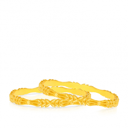 Amira Gold — Gold Bangle Set