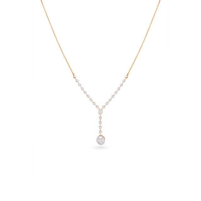 Amira Gold Tanishq 18KT Diamond Necklace for Women