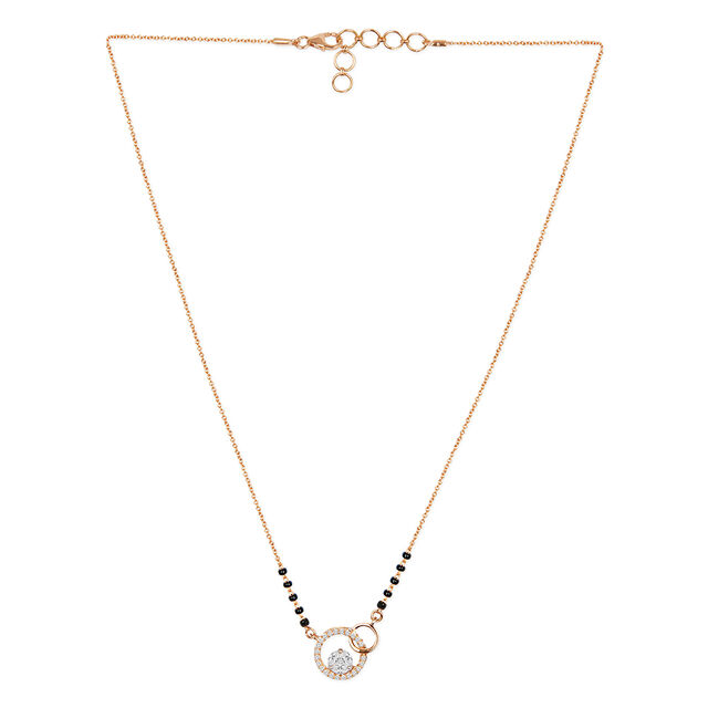 Amira Gold Interconnected Brilliance Diamond Mangalsutra