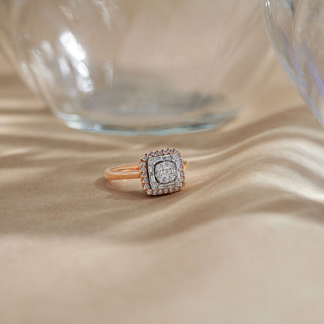 Amira Gold Tanishq 18KT Diamond Finger Ring for Women