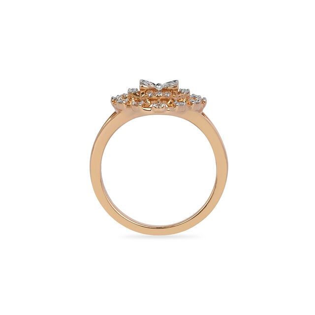 Amira Gold Tanishq 18KT Diamond Finger Ring for Women - Image 3